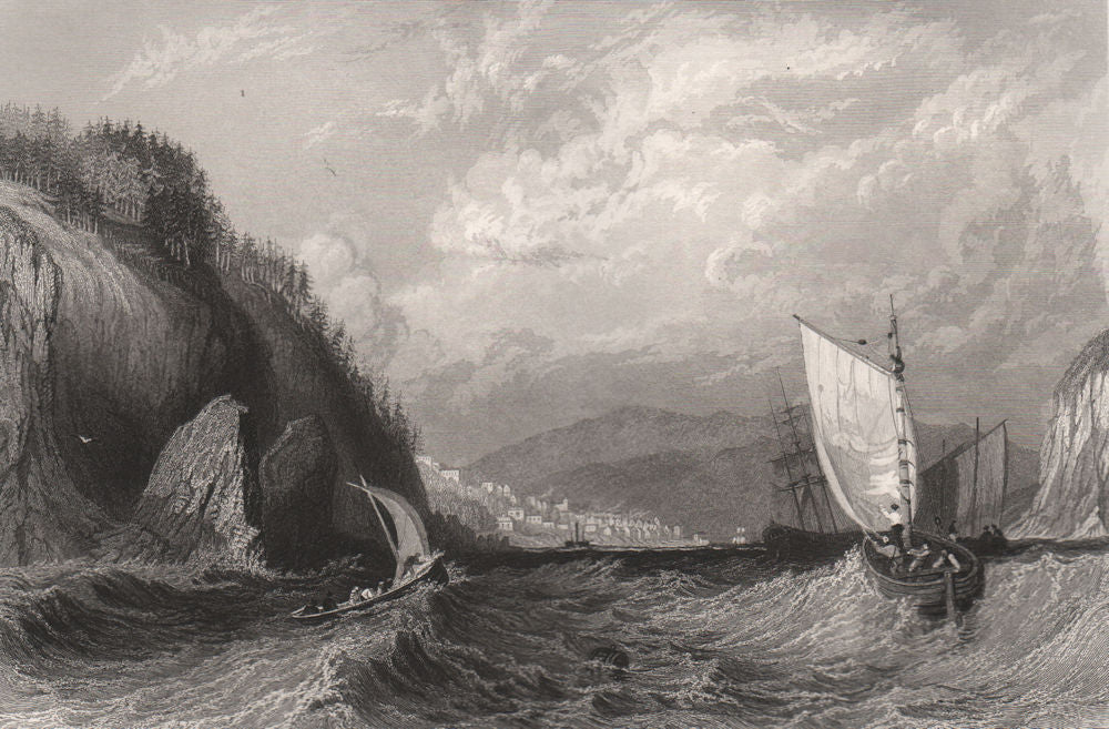 Cromarty Bay, from the east. Cromarty-shire. Scotland. ALLOM c1840 old print